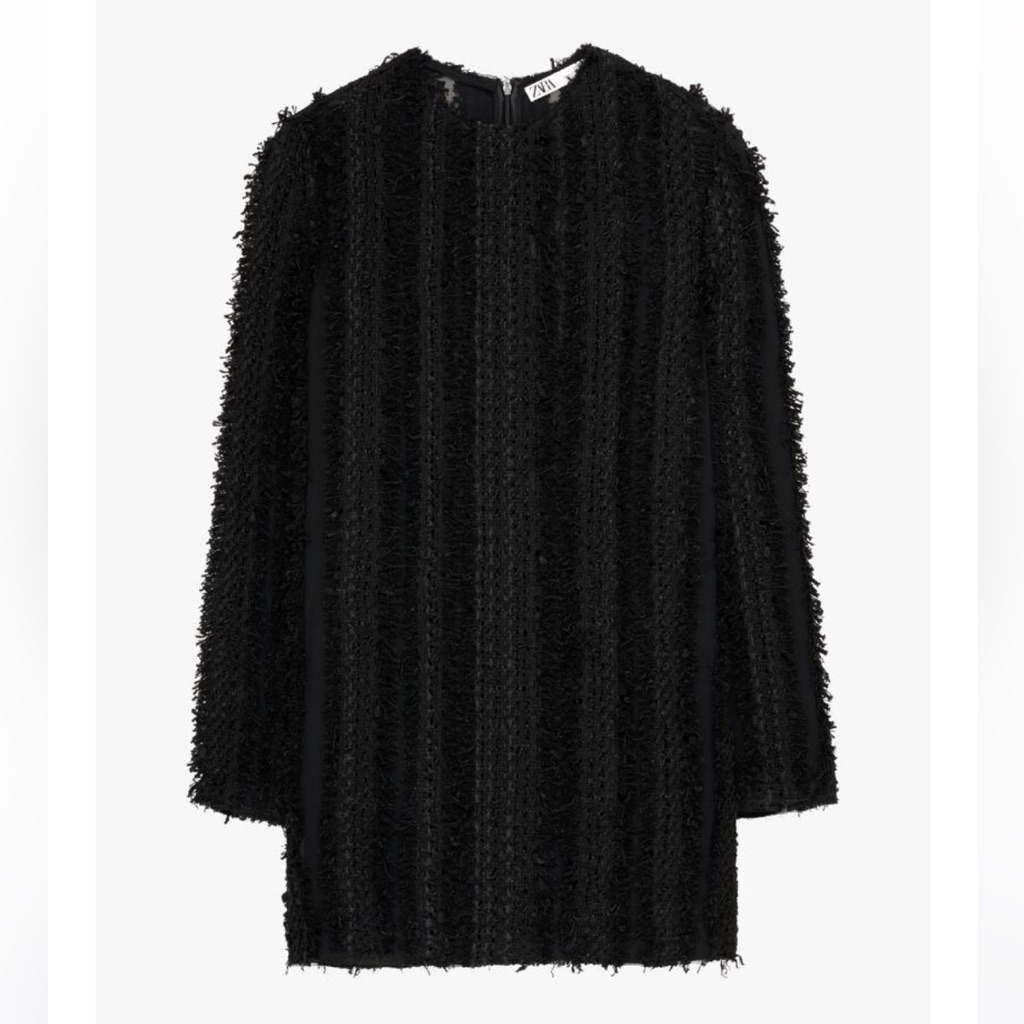 Zara Textured Mini Dress Limited Edition